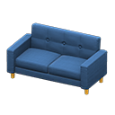 Simple sofa Blue Fabric color Yellow