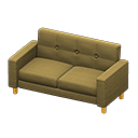 Simple sofa Brown Fabric color Yellow