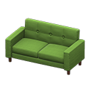 Simple sofa Green Fabric color Brown