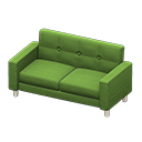 Simple sofa Green Fabric color White