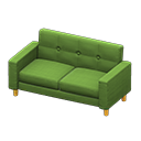 Simple sofa Green Fabric color Yellow