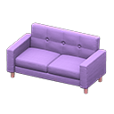 Simple sofa Purple Fabric color Pink