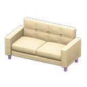 Simple sofa White Fabric color Purple