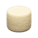 Simple stool White Fabric color
