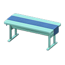 Animal Crossing Simple table|Blue Cloth Blue Image