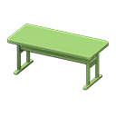 Simple table None Cloth Green