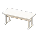 Simple table None Cloth White
