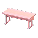Simple table Pink Cloth Pink