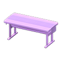 Simple table Purple Cloth Purple