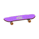Skateboard Animal Sticker Purple