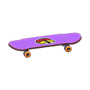Skateboard Sushi Sticker Purple