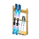 Animal Crossing Ski rack|Blue Image