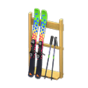 Ski rack Colorful
