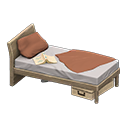 Sloppy bed Brown Bedding color Ash brown