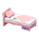 Sloppy bed Pink Bedding color Pink