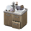 Animal Crossing Sloppy sink|Ash brown Image