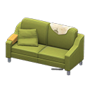 Sloppy sofa Beige Discarded clothing Green