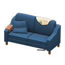 Sloppy sofa Beige Discarded clothing Navy blue