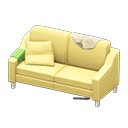 Sloppy sofa Beige Discarded clothing Yellow