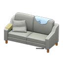 Sloppy sofa Light blue Discarded clothing Gray