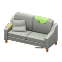 Sloppy sofa Light green Discarded clothing Gray