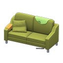 Sloppy sofa Light green Discarded clothing Green