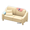 Sloppy sofa Pink Discarded clothing Beige