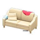 Sloppy sofa Red Discarded clothing Beige
