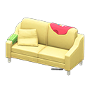 Sloppy sofa Red Discarded clothing Yellow