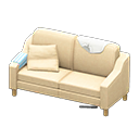 Sloppy sofa White Discarded clothing Beige