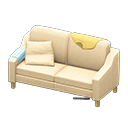 Sloppy sofa Yellow Discarded clothing Beige