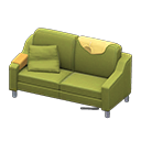 Sloppy sofa Yellow Discarded clothing Green
