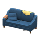 Sloppy sofa Yellow Discarded clothing Navy blue