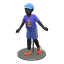 Animal Crossing Small mannequin|Blue Shirt color Black Image