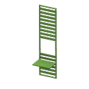 Small wooden partition Green