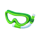Snorkel Mask Green