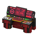 Animal Crossing Spaceship control panel|Area map Main monitor Red Image