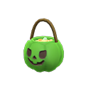 Animal Crossing Spooky treats basket|Green Image