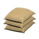 Stacked bags Plain light brown Variation
