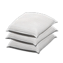 Stacked bags Plain white Variation