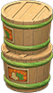 Animal Crossing Stacked senmaizuke barrels Image