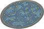 Starry-skies rug