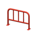 Steel fence Red