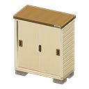 Storage shed None Door decoration Beige