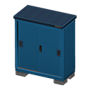 Storage shed None Door decoration Blue