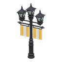 Street Lamp With Banners