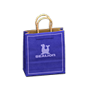 Sturdy paper bag Blue Design