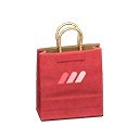 Sturdy paper bag Red Design