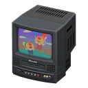 Animal Crossing TV with VCR|Cartoon Video Black Image