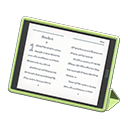 Tablet device Digital book Screen Green